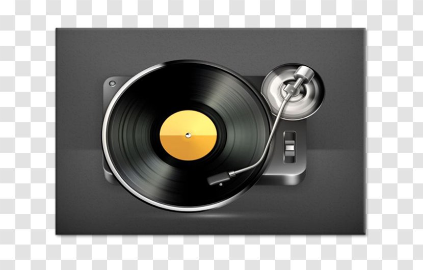 Phonograph Record - Flower - Turntable Transparent PNG