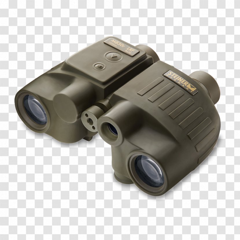 Laser Rangefinder Binoculars Range Finders Steiner MM830 Military-Marine 8x30 - Photography Transparent PNG