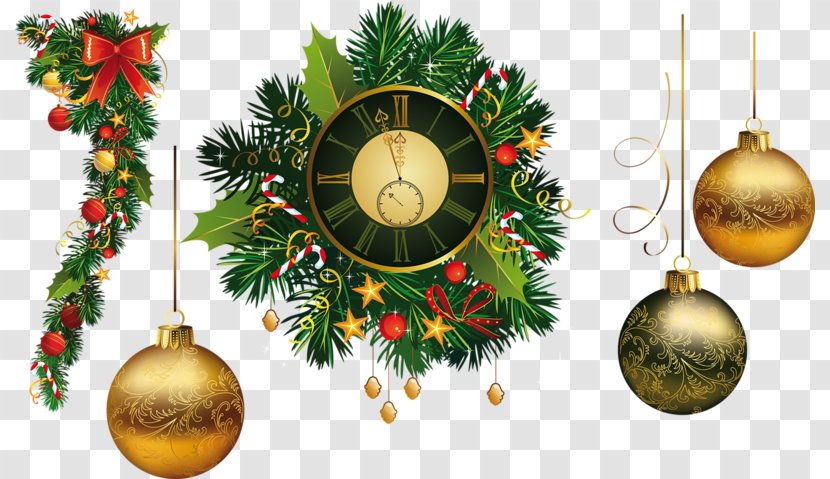 Christmas Eve New Year Ornament Clip Art - Decoration Transparent PNG