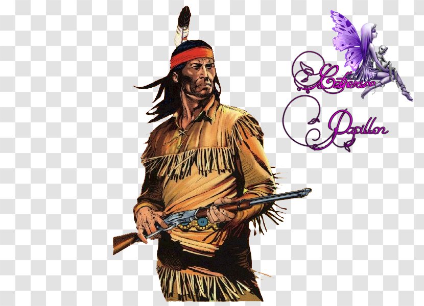 Teks Tiger Jack Costume Design Tex Willer - Apache Indian Transparent PNG