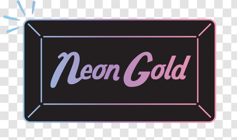 Neon Gold Records Logo New York City Independent Record Label - Silhouette - Watercolor Transparent PNG