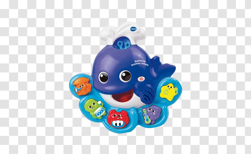 Toy Vtech Bubbles The Learning Whale Mothercare Mon Baby Volant Tut Bolides Child - Toys - Animal Rattle Transparent PNG