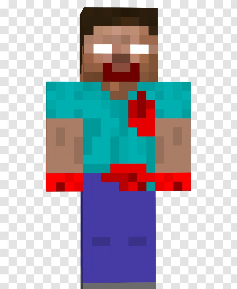 Minecraft Herobrine Rectangle Area - Shivaji Transparent PNG