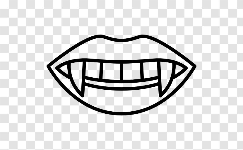 Vampire Fang Tooth - Mouth Transparent PNG