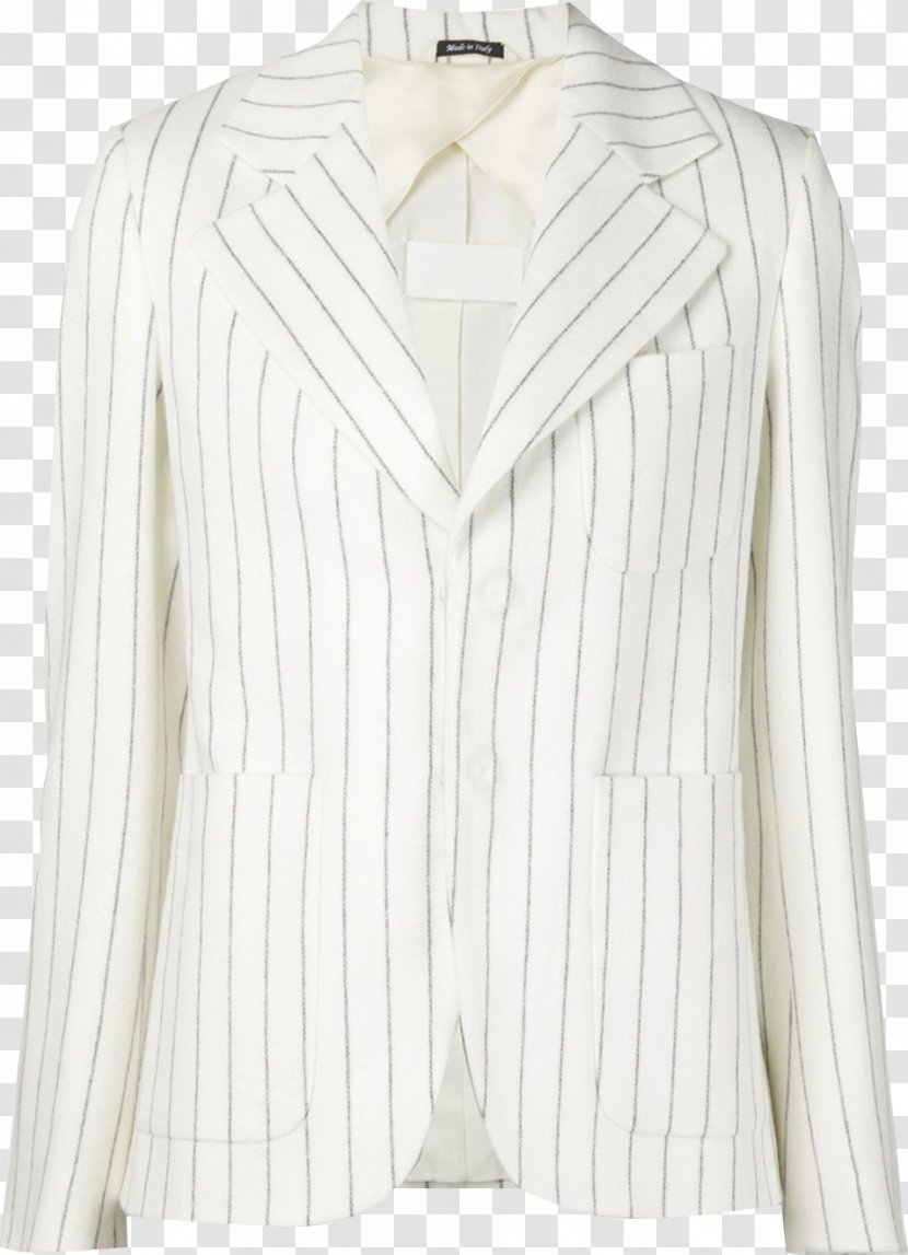 Blazer Sleeve - White - Angora Wool Transparent PNG