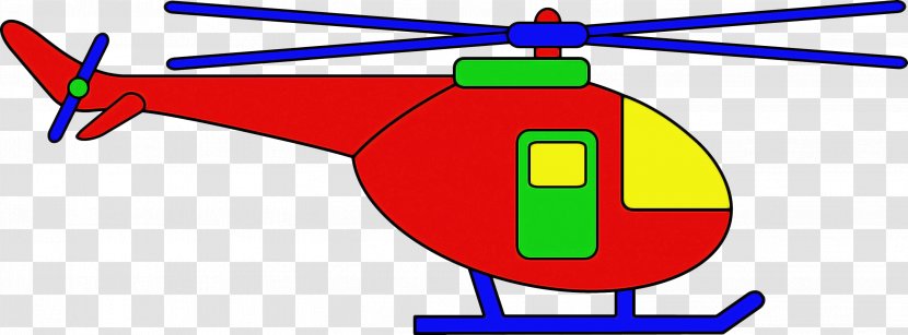 Helicopter Cartoon - Rotor Transparent PNG