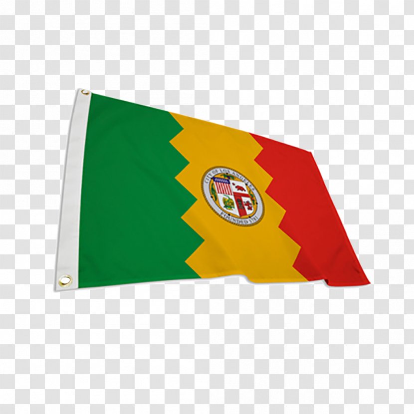 Flag Of Los Angeles Rectangle - City Transparent PNG