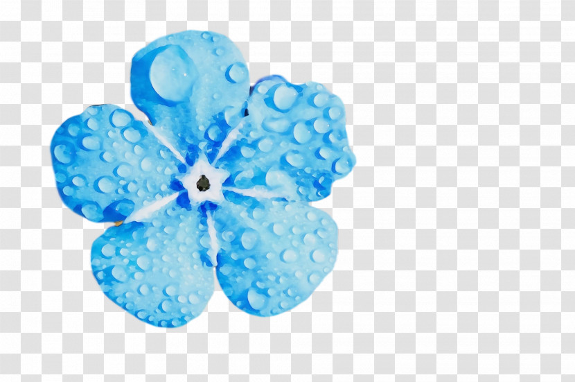 Petal Turquoise Transparent PNG