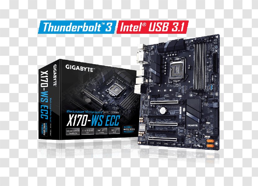 The Motherboard Created For Professional Designers GA-X99-Designare EX Intel Gigabyte Technology DDR4 SDRAM - Electronics Transparent PNG