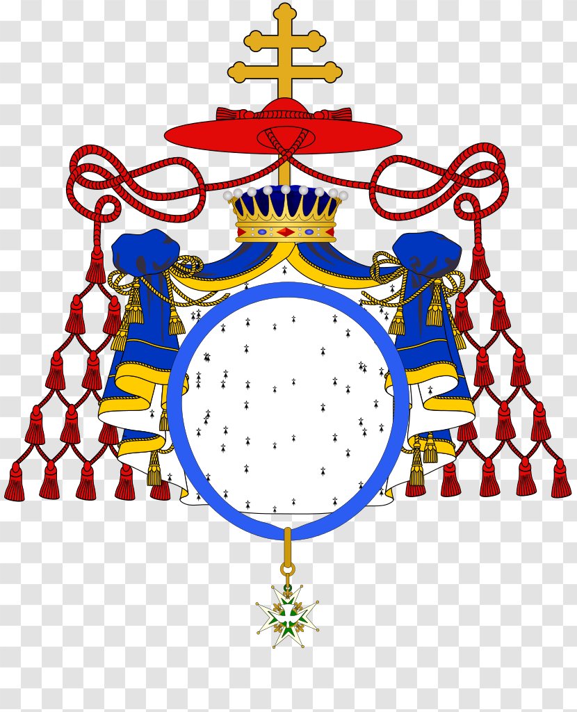 Archbishop Holy See Coat Of Arms Cardinal Ecclesiastical Heraldry - Christmas Ornament - Ose Transparent PNG