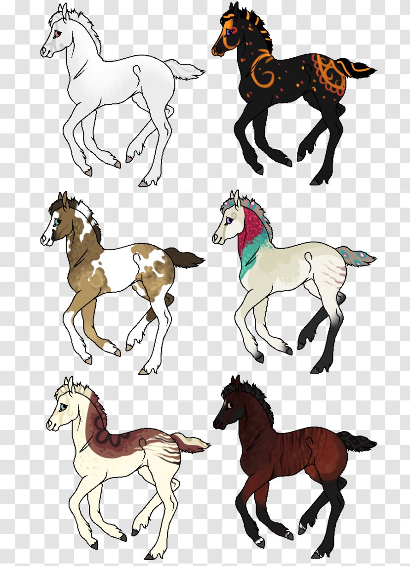 Mustang Stallion Pony Pack Animal Mane - Dog Like Mammal Transparent PNG