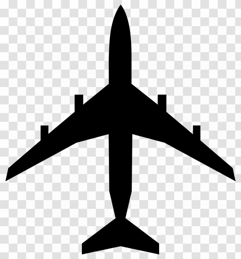 Airplane Silhouette Clip Art - Propeller Transparent PNG