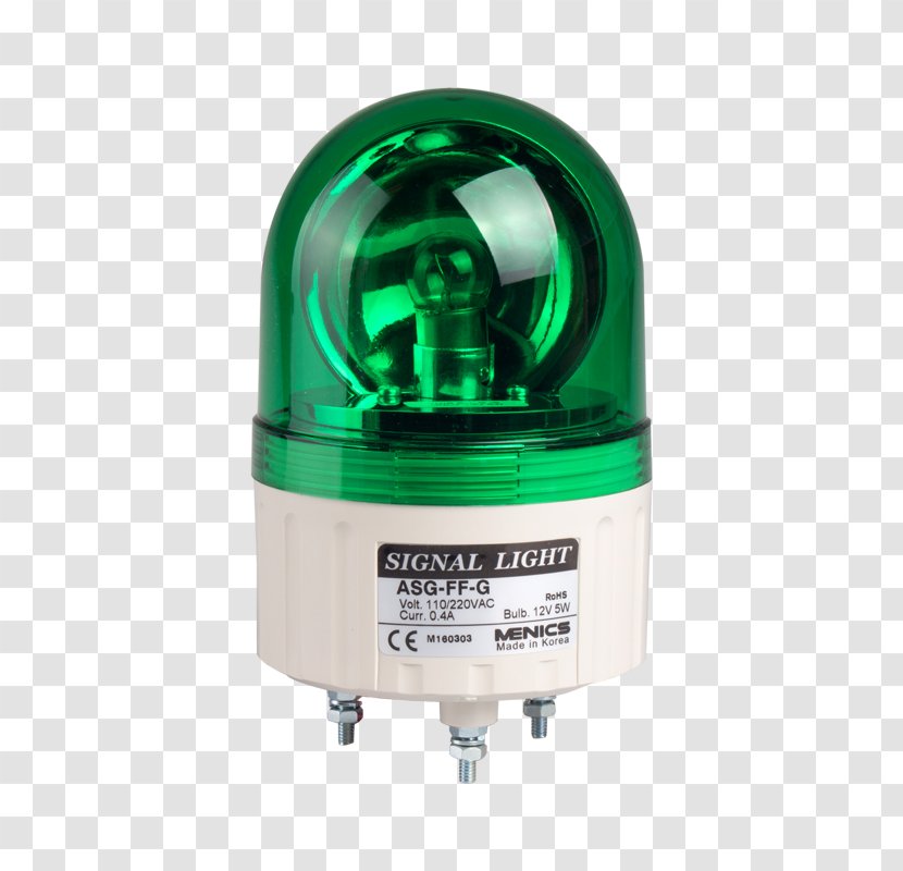 Incandescent Light Bulb Red Green Lamp - Rotating Transparent PNG