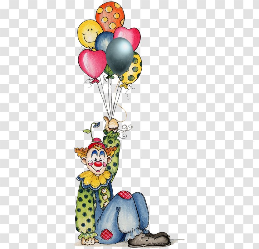 Clown Birthday Circus Image Greeting & Note Cards - Variety Show - Rose Transparent PNG