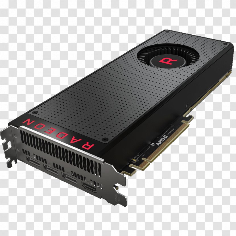 Graphics Cards & Video Adapters AMD Radeon 500 Series Vega Sapphire Technology - Electronic Device - Amd Transparent PNG