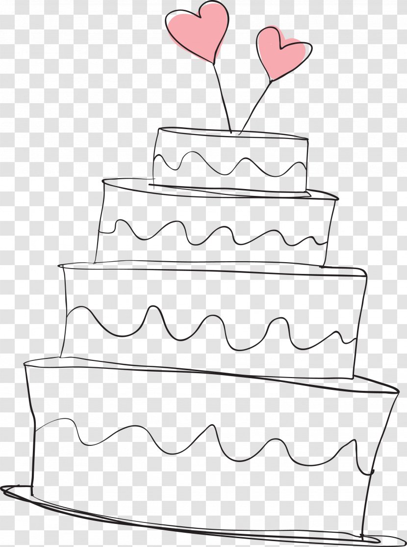 Wedding Cake Clip Art - Area - Cakes Transparent PNG