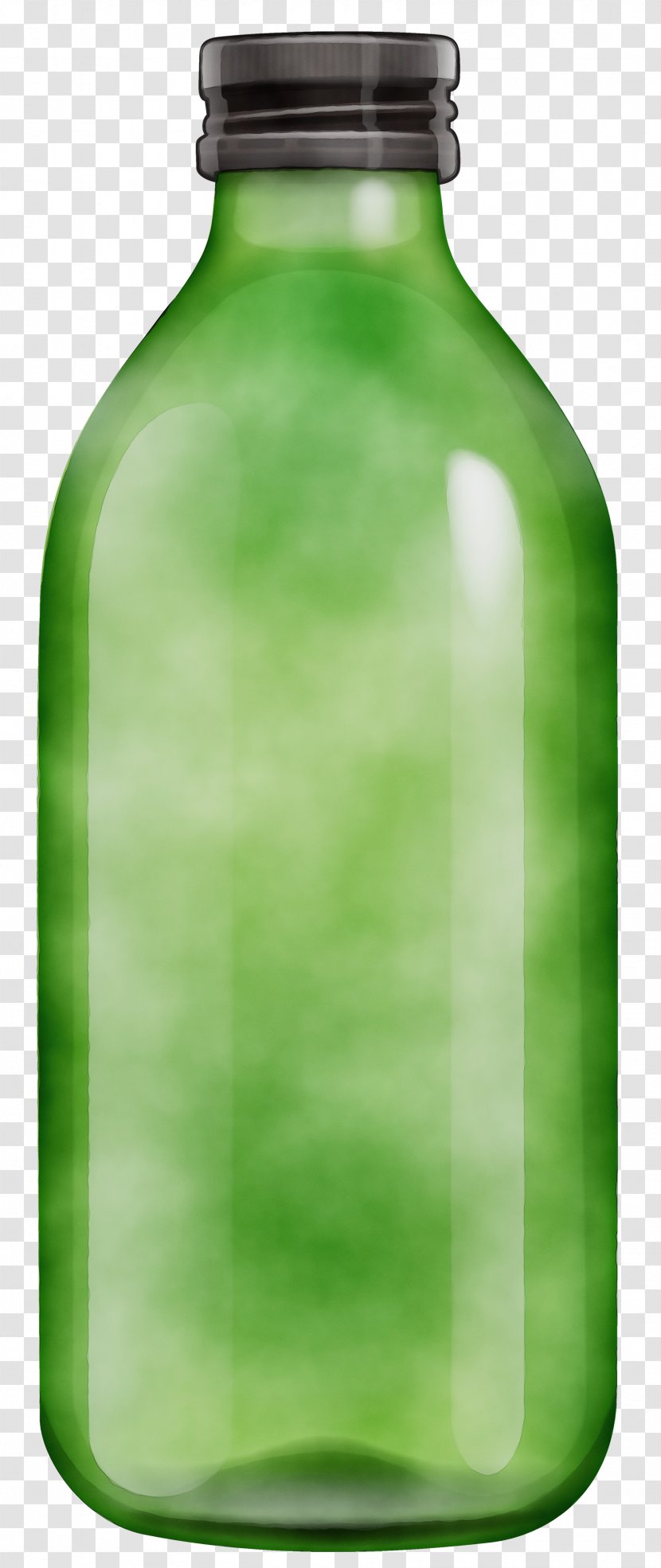 Green Bottle Wine Water Glass - Arch Transparent PNG
