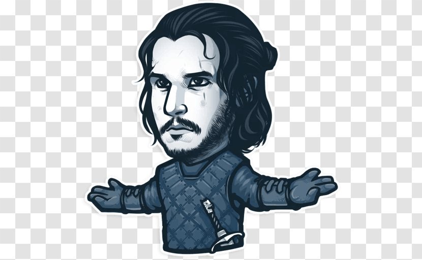 Game Of Thrones Winter Is Coming Telegram Sticker Jon Snow Transparent PNG