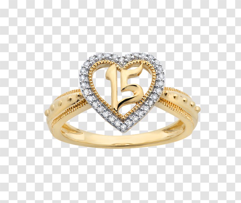 Earring Quinceaxf1era Jewellery Gold - Wedding Ceremony Supply - Heart Ring File Transparent PNG