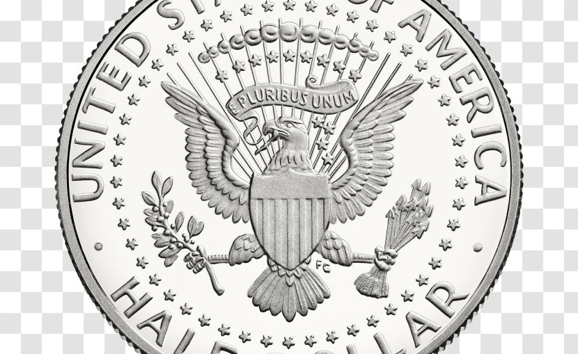 Kennedy Half Dollar United States Mint Coin - Proof Coinage Transparent PNG