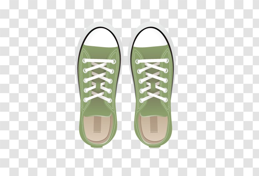 Slipper Shoe Sneakers High-heeled Footwear - Light Green Autumn Shoes Transparent PNG