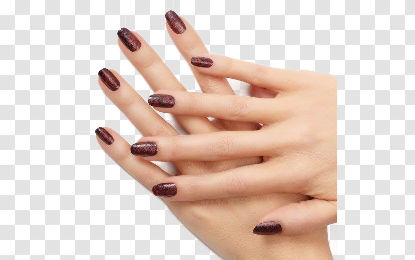 Nail Polish Manicure Art - Rouge - Dark Red Transparent PNG