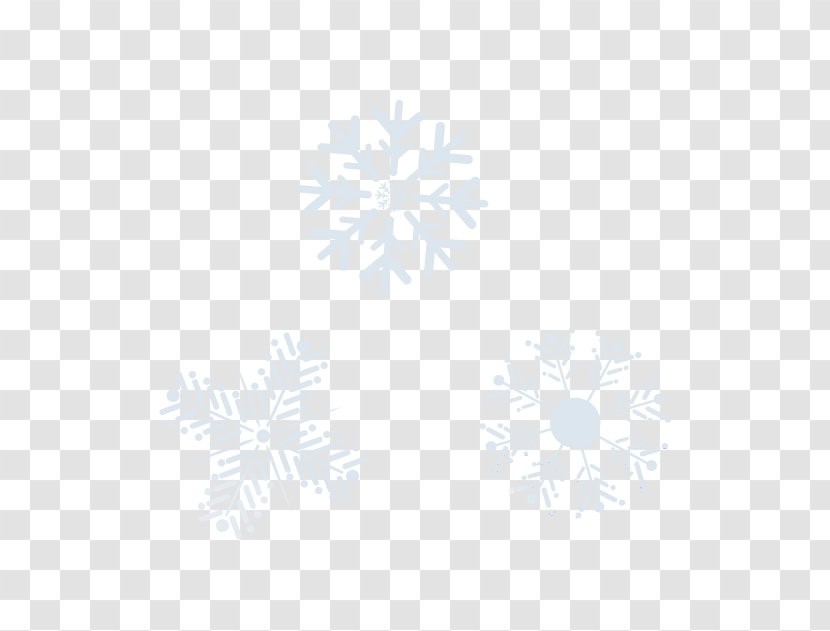 White Symmetry Black Pattern - Rectangle - Multi-shape Blue Snowflakes Transparent PNG