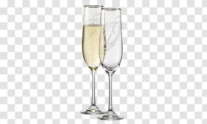 Wine Glass Champagne Bohemia White - Stemware Transparent PNG
