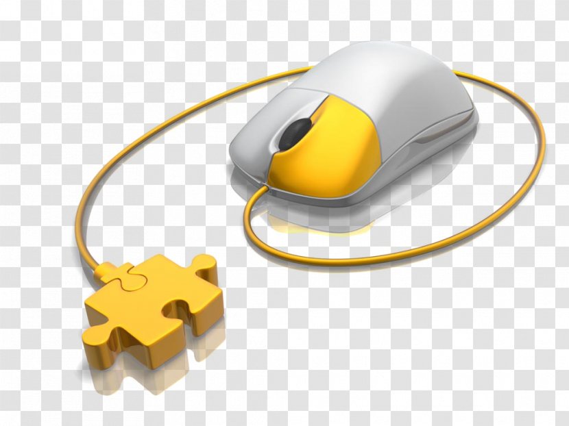 Money Advertising Pay-per-click Service Cupxf3n - Yellow Creative Mouse Transparent PNG