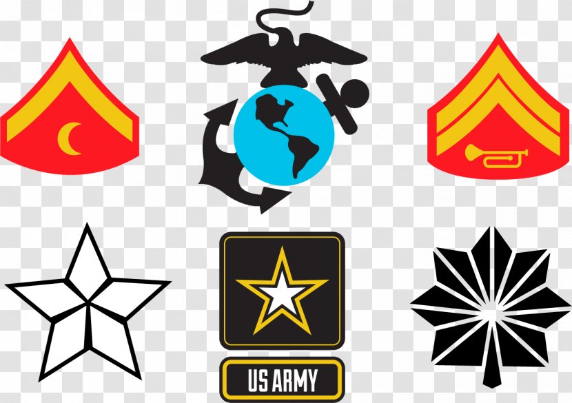 United States Marine Corps Army Soldier - Symbol - Five Corners Medal Of Military Academy Transparent PNG