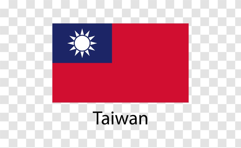 Taiwan Flag Of The Republic China Chinese Taipei Olympic Myanmar - Rectangle Transparent PNG
