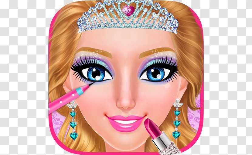 Princess Salon 2 Salon: Cinderella Royal Fashion Makeup Makeover: Girls Games - Cartoon Transparent PNG