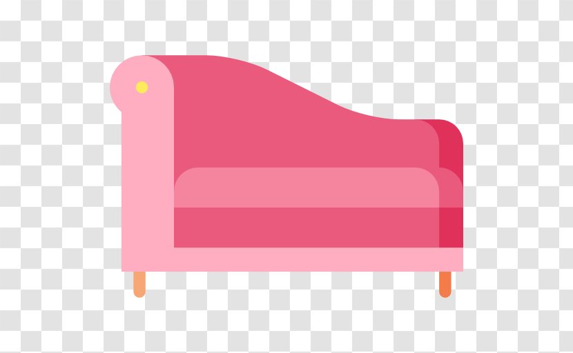 Garden Furniture Couch Chaise Longue Seat - Magenta - Sofa Vector Transparent PNG