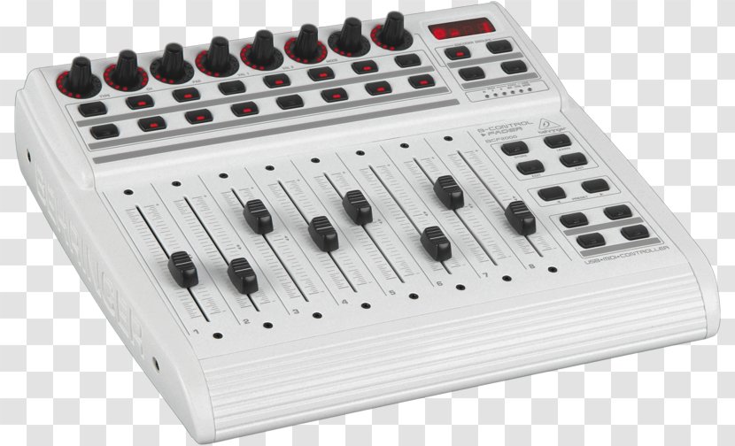 Audio Behringer BCF2000 MIDI Controllers Fade - Silhouette - Cartoon Transparent PNG