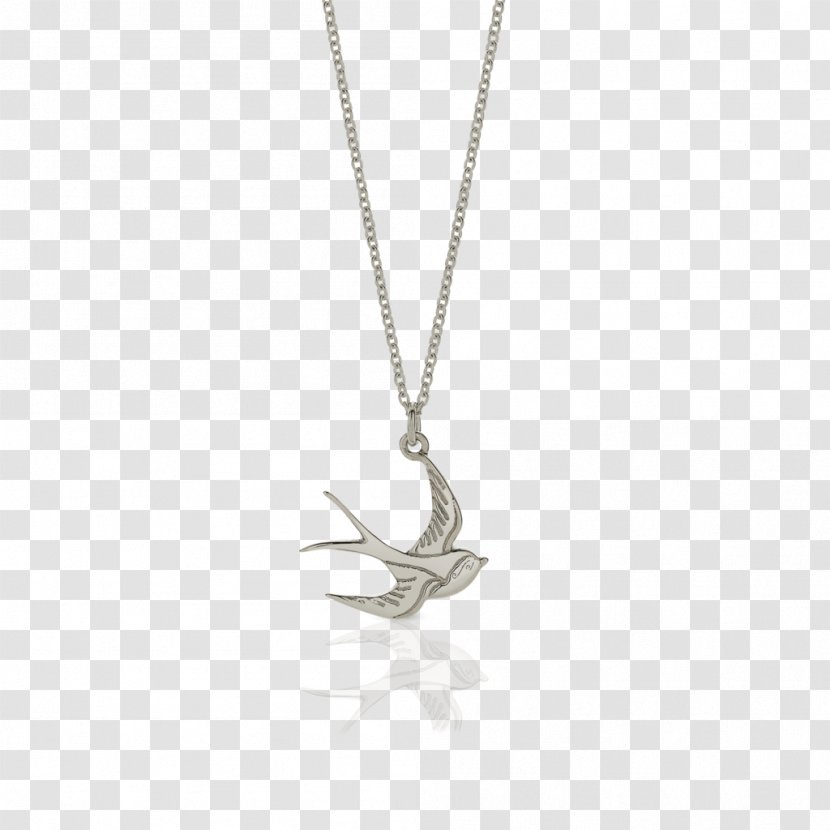 Locket Necklace - Young Swallow Transparent PNG