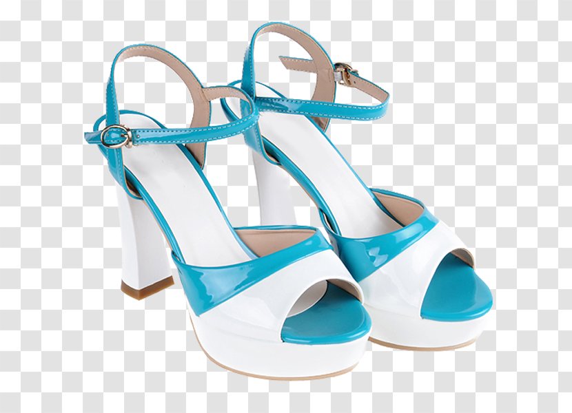 Sandal Shoe High-heeled Footwear - Leather - Summer Sandals Transparent PNG