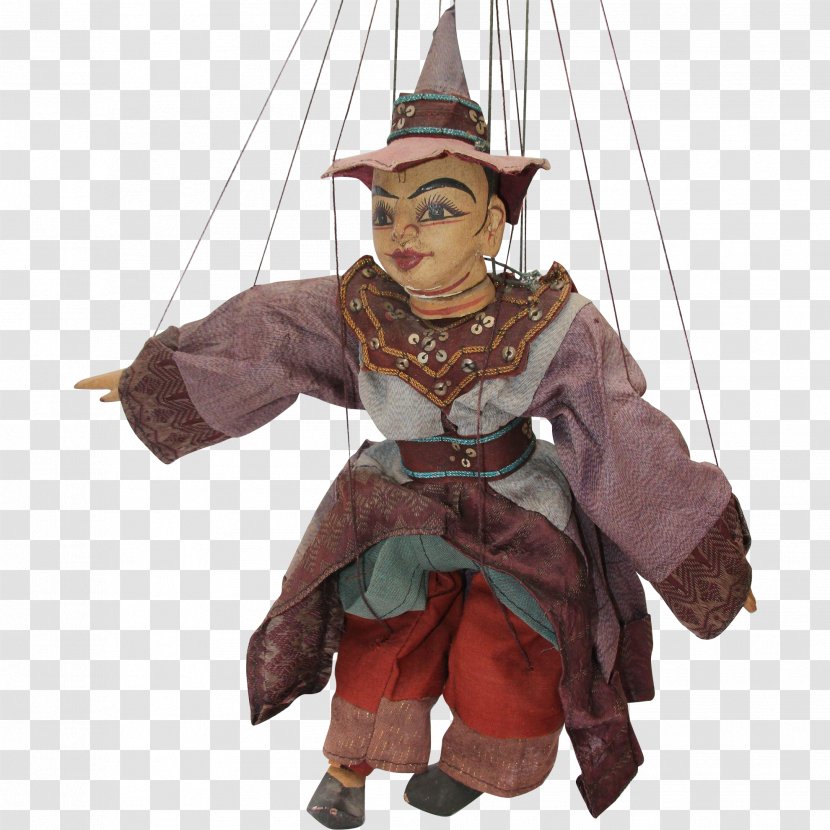 Wood Carving Doll 1920s Puppet - Wayang Transparent PNG