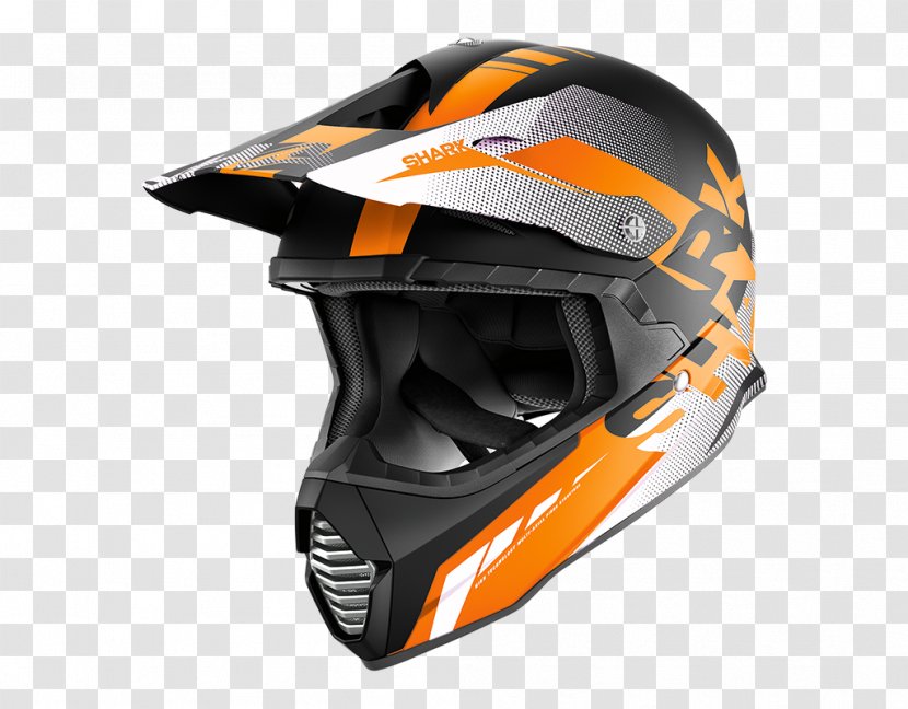 Motorcycle Helmets Shark Motocross - Sport Bike Transparent PNG