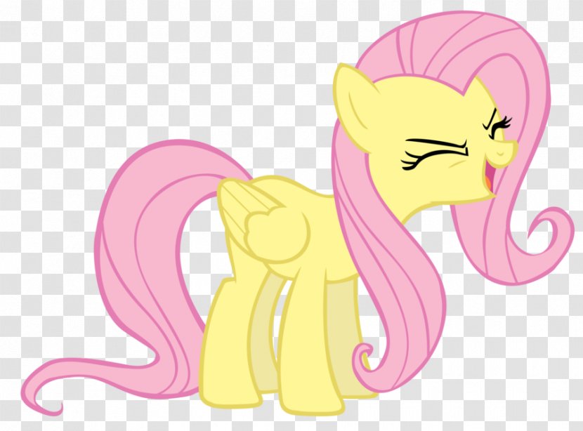 Pony Fluttershy Rainbow Dash Derpy Hooves Horse - Heart Transparent PNG