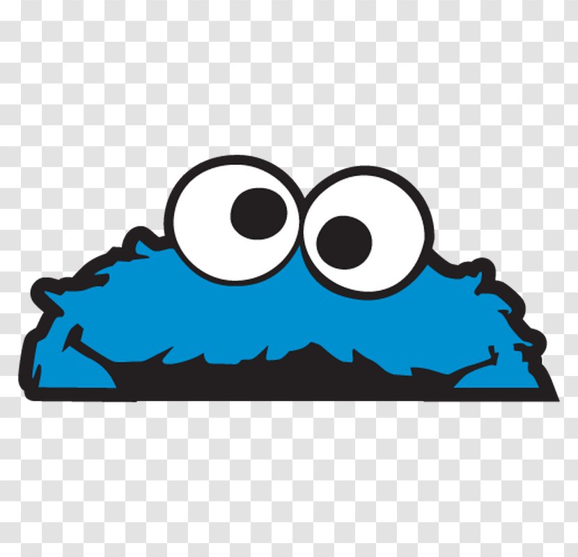 Cookie Monster Elmo Paper Sticker Decal - Biscuits Transparent PNG