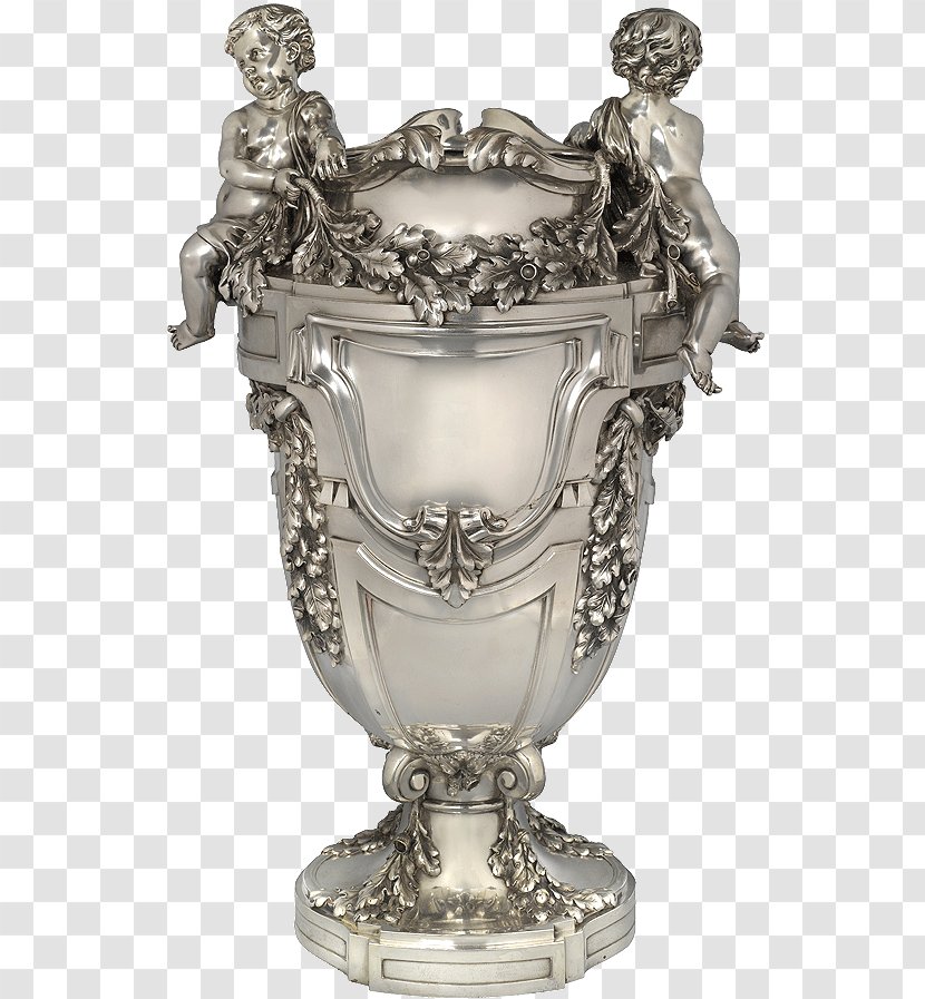 Silver-gilt France Louis XVI Style Vase - Xvi Of - Silver Transparent PNG