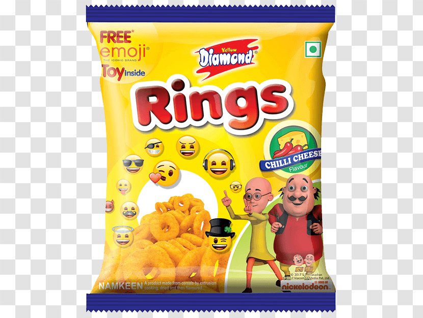 Potato Chip Prataap Snacks Ring Food - Indian Rupee - Chilli Cheese Transparent PNG