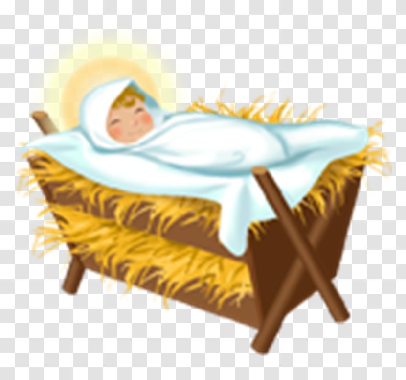 Candy Cane Christmas And Holiday Season New Year Party - Baby Jesus Manger Images Transparent PNG
