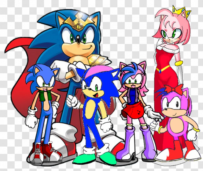 Sonic The Hedgehog Ariciul Chaos And Black Knight Tails - Amy Transparent PNG
