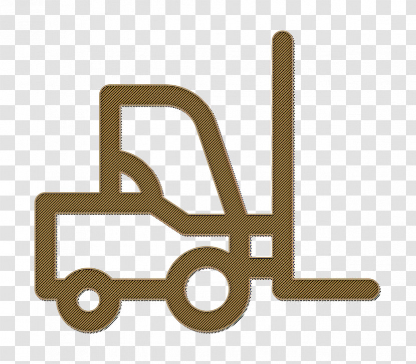 Linear Industrial Elements Icon Forklift Icon Transport Icon Transparent PNG