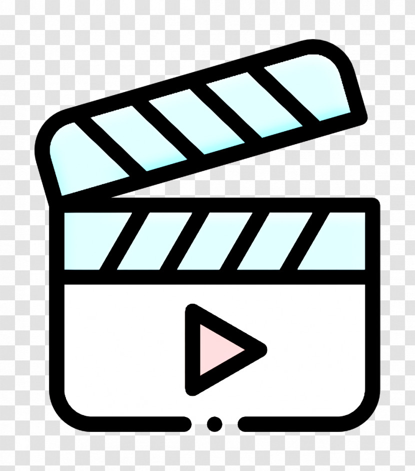 Audio And Video Icon Clapperboard Icon Video Icon Transparent PNG