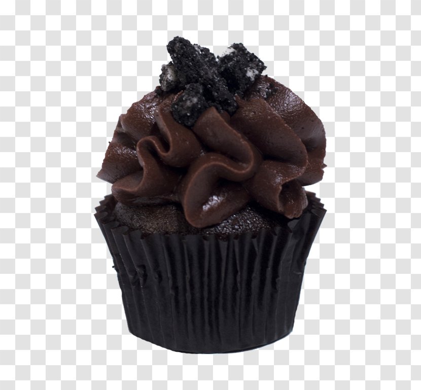 Cupcake Chocolate Cake Truffle Praline Muffin - Cup Transparent PNG