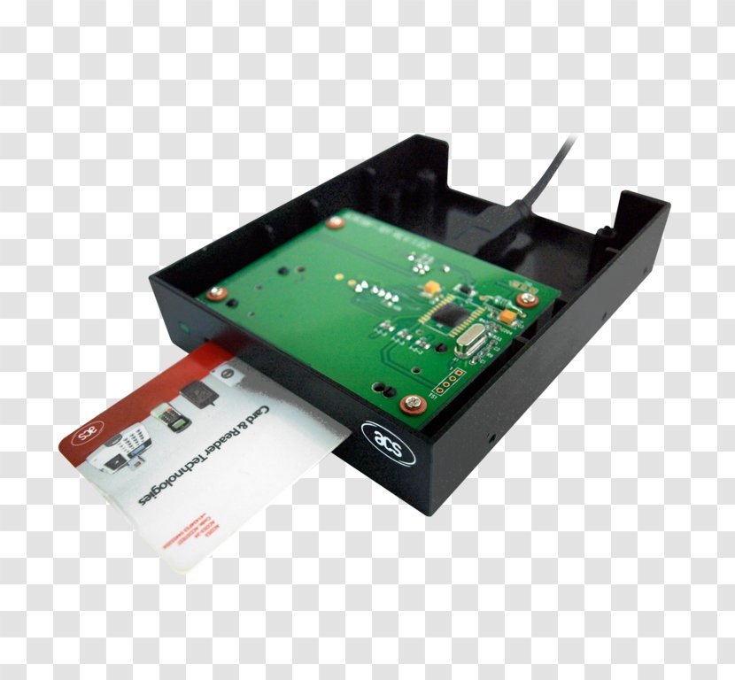 Smart Card Reader PC/SC Personal Computer Integrated Circuits & Chips - Electronic Device Transparent PNG