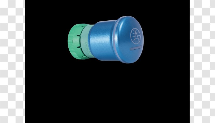 Plastic Cylinder - Turquoise - Electronic Device Transparent PNG