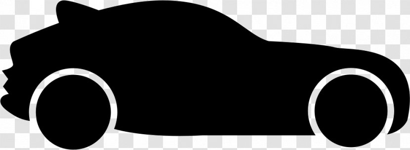 Sports Car Silhouette - Small To Medium Sized Cats Transparent PNG